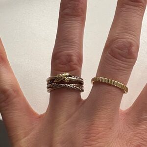 David Yurman x crossover band ring